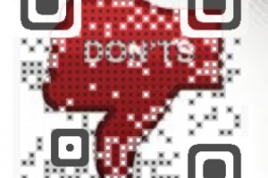 Don'ts QR Code Visual QR Code