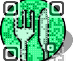 Restaurant QR Code Visual QR Code