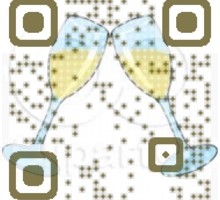 Wineglass QR Code Visual QR Code