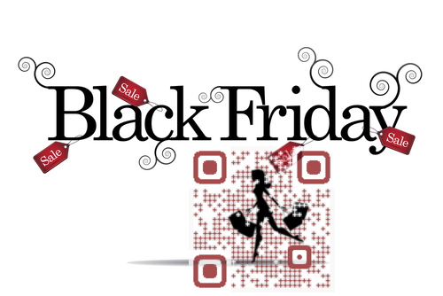 Black Friday QR Code Visual QR Code