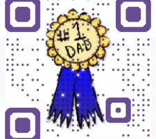 Father's Day QR Code Visual QR Code